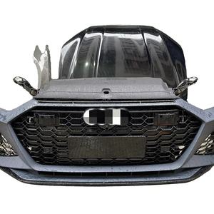 ชุดบอดี้กันชนหน้าโมเดล RS7คาร์บอนไฟเบอร์บางส่วนสไตล์ <span class=keywords><strong>ABT</strong></span> สำหรับรถ Audi A7 S7สภาพใหม่ - Product Image 1