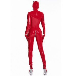 <span class=keywords><strong>Taglie</strong></span> <span class=keywords><strong>forti</strong></span> Sexy in ecopelle Catsuit Catgirl tute in PVC lattice aperte sul davanti tute esotiche costumi Fetish - Product Image 3