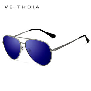 VEITHDIA 8259 Gafas de Sol de Diseñador de Lujo, Accesorios de Playa Personalizados, Gafas de Sol Polarizadas de Piloto para Hombre y Mujer, Nuevas - Product Image 5