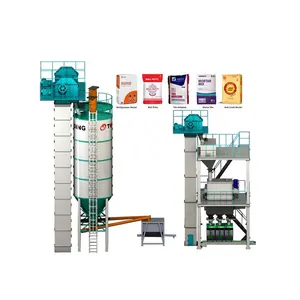 Selling 10-50kg ceramic tile glue powder automatic packaging machine automatic dry mortar mixing equipment