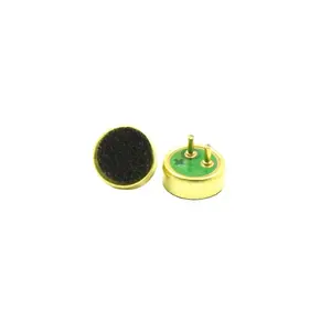 MANORSHI Mini 2 Pin Black Sliver MIC Capsule Unidirectional Electret Condenser Microphone