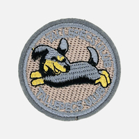 Vente en gros de patchs brodés personnalisés cousus à la main, patchs brodés avec logo personnalisé pour chapeaux, vêtements haut de gamme