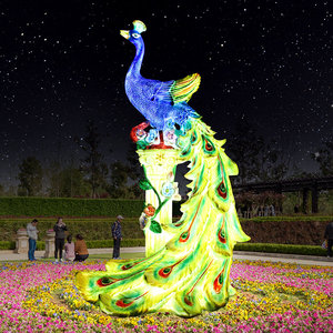 Sculptures de cygnes illuminées grandeur nature, statue d'animal en résine, motif de décoration de Noël à vendre - Product Image 3