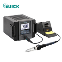 Estación de Soldadura Digital QUICK TS2400 de 400W con Pantalla LCD, Certificación CE, Rango de Temperatura de 100-500°C para Automoción, Nueva