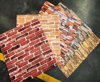 Paneles de Pared 3D de Espuma de PVC Autoadhesivos, Impermeables, Aislantes del Sonido, No Tóxicos, para Decoración de Interiores de Habitaciones Infantiles