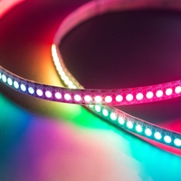 Tira de luces LED de pared Ip20 RGB Cob direccionable con controlador de aplicación para habitación y paisaje Material de cuerpo de CCT y PCB colorido