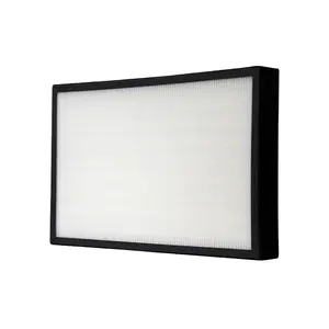 Filtre à air micro hepa à cadre en aluminium personnalisé ZJNF pour unité de filtre de ventilateur FFU avec filtrage en fibre de verre