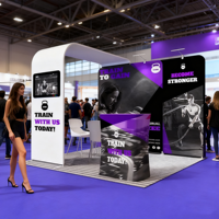 10x10ft 10x20ft 20x20ft réglable exposition de salon commercial publicité personnalisée LOGO stand pour les événements