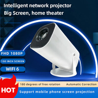 Projecteur Android P30PRO 4K HD avec batterie intégrée 4-5 heures, projection 200 pouces pour usage domestique et extérieur portable