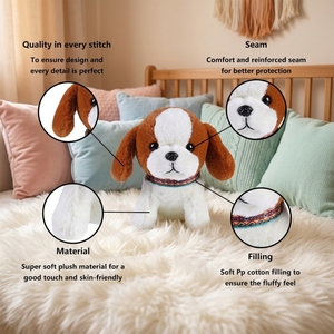 Peluche Bouledogue Chauffante 1kg avec Lavande, Coussin Chauffant Anti-Anxiété, Animal en Peluche Sensoriel pour Enfants et Adultes - Product Image 4