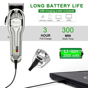 Cortadora de Pelo Eléctrica <span class=keywords><strong>SURKER</strong></span> Inalámbrica con Pantalla LED, Cortadora de Pelo Profesional - Product Image 5