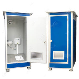 Banheiro ao ar livre móvel banheiro portátil banheiro banheiro design gráfico banheiros portáteis para venda moderna sanduíche painel porta azul, branco - Product Image 2