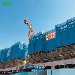 Yüksek katlı elektrikli iskele hava koşullarına dayanıklı çalışma platformları için Modern GETO çelik güvenlik ekranı kendinden tırmanma galvanizli yüzey - Product Image 4