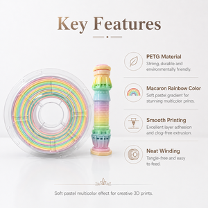 Filamento PETG Colore Osseo 1.75mm 1KG Alta Resistenza Basso Deformarsi Materiale per Stampa 3D OEM ODM - Product Image 4