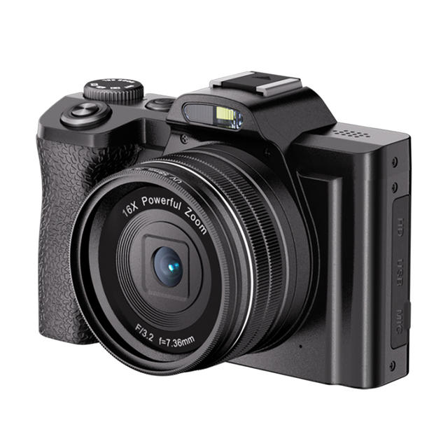 Professional 48MP Mirrorless Camera 5K Ultra HD Video DSLR Like Quality with Front Lens Autofocus Flash for YouTube Content