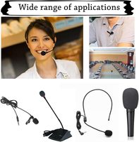 Pare-brise de microphone de mini casque, couverture en mousse de microphone Lavalier de 4 tailles, couverture en mousse de microphone de mini taille