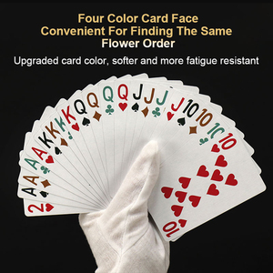 Prix usine jeu de cartes de poker personnalisé jeu de cartes à jouer de marionnettes d'ombre chinoises avec 4 cartes de rapport - Product Image 2