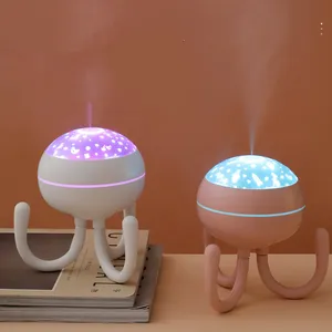 Household Humidifier Diffuser USB Mist Humidifier Night Light Cute Octopus Humidifier for Home
