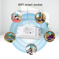 TUYA Smart Home Wifi Switch Télécommande sans fil Interrupteur de minuterie de lumière Modules de bricolage via Ewelink APP Fonctionne avec Alexa