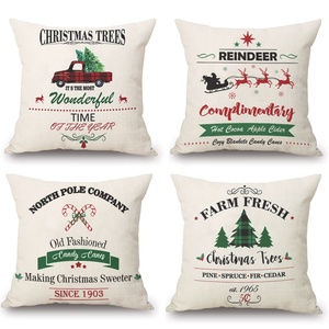Ourwarm Commercio All'ingrosso 18*18 pollici di Natale Decorazioni Per La Casa Di Natale <span class=keywords><strong>Cuscino</strong></span> di Tiro Copre Copertura del <span class=keywords><strong>Cuscino</strong></span> Di Natale Caso - Product Image 3