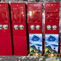 Distributeur automatique commercial d'autocollants à 2 colonnes, machine à monnayeur et distributeur de cartes pour les entreprises de tatouage et de cartes à collectionner
