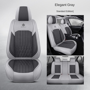 ชุดหุ้มเบาะรถยนต์หนัง Nappa คุณภาพสูง 5 ชิ้น ป้องกันน้ำ รองรับถุงลมนิรภัย สำหรับรถซีดาน SUV ใช้ในเมือง ทุกฤดูกาล - Product Image 5