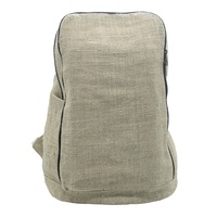 Sac à dos pour ordinateur portable en chanvre unisexe de qualité supérieure, style bohème géométrique, fermeture éclair durable, doublure en coton, 36-59L, collège, école, randonnée