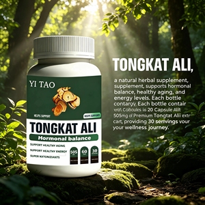 Cápsulas de Tongkat Ali para apoyo energético de marca privada OEM al por mayor, cápsulas de extracto de Tongkat Ali orgánico - Product Image 4