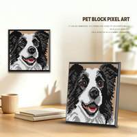 Kits de Bloques de Construcción de Ladrillos de Micropartículas DIY para Arte Pixelado de Mascotas, Pintura de Pared, Uso Dual para Escritorio y Hogar, Decoración, Rompecabezas de Ensamblaje, Regalo