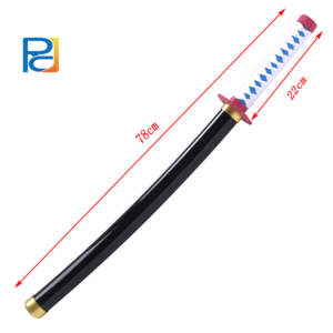 Vente flash : Épée en bambou de 78 cm, <span class=keywords><strong>katana</strong></span> d'anime, jouet en bois pour <span class=keywords><strong>Tomioka</strong></span> Giyuu - Product Image 3