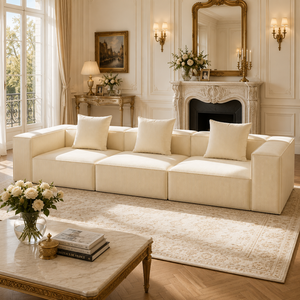Divano Componibile Modulare ad Alta Densità con Coperture Lavabili per Soggiorno - Product Image 4