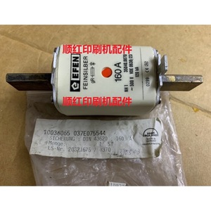 Relé de Protección Efena Feinsilber Fuse 160A 500V AC con Terminal de Perno para Imprenta - Product Image 1