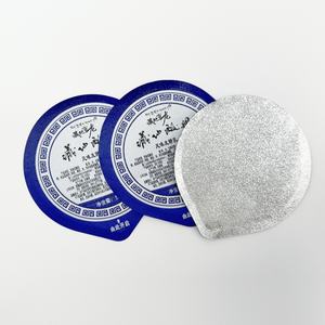 Sellado térmico pelable personalizado inducción troquelado en relieve taza de yogur papel de aluminio contenedor tapa de papel - Product Image 5