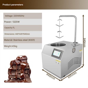Machine à tempérer le <span class=keywords><strong>chocolat</strong></span> <span class=keywords><strong>en</strong></span> acier inoxydable, distributeur de <span class=keywords><strong>chocolat</strong></span> de qualité commerciale pour <span class=keywords><strong>atelier</strong></span> de confiserie - Product Image 4