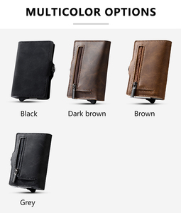 CASEKEY OEM PU Leather <b>Men</b> <b>Wallet</b> Custom Carteras Hombre Brieftasche Leather <b>RFID</b> Blacking Bank Credit Card Holder <b>Wallet</b> - Product Image 6
