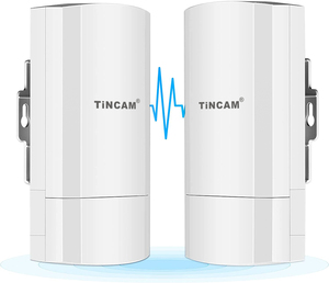 Tincam 1 cặp tầm xa cầu không dây ngoài trời 2.4G 1.5km 300Mbp điểm truy cập không dây 8dBi không dây ngoài trời CPE - Product Image 1