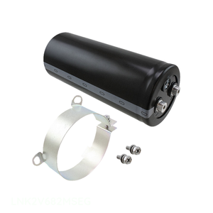 Condensador de Montaje en Chasis de Canal del Fabricante 6800 uF CAP ALUM 6800UF 20% 350V SCREW LNK2V682MSEG - Product Image 1
