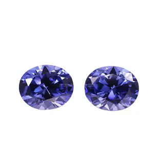 Tianyu Wholesale 3.5ct Certified Perfect Oval Cut Blue Lab Created/Grown Sapphire Price Per Carat For Ring