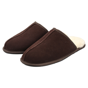 Pantofole <span class=keywords><strong>da</strong></span> Uomo Invernali di Alta Qualità con Fodera in Finta Pelliccia e Tomaia in Pelle Scamosciata - Product Image 6