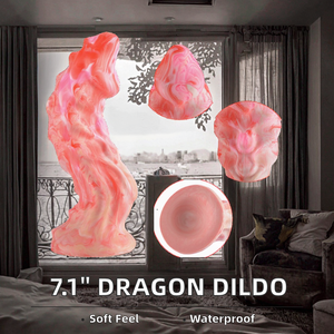 7.1 Inch Soft Silicone PVC Monster Dragon Alien Dildo Realistic <b>Toys</b> For <b>Adult</b> - Product Image 2