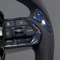 Volant en fibre de carbone forgé pour Toyota Land Cruiser LC200 LC300 LC79 LC70 LC76 FJ70 FJ79 FJ200 Prado Hilux N70 N80