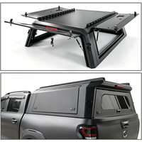 Capot rigide de camping pour Ford Maverick 2021-2022 avec spoiler aérodynamique, fenêtre coulissante verrouillable, sans perçage, pour benne de pick-up