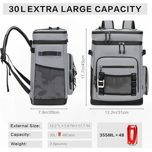 Best-selling Large Waterproof High-capacity Insulated <b>Cooler</b> <b>Bag</b>, Can Be Carried As a <b>Backpack</b> or Handbag, Picnic <b>Bag</b> - Product Image 4