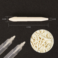 Pointe de stylo marqueur acrylique rechargeable en nylon à pointe plate ronde fine de 0,7/2,0/4,5/7,8/8,0/10 mm
