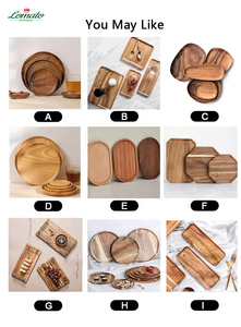 Assiettes et Plateaux en Bois Ronds Plats pour Restaurants, Grands et Petits, en Chêne, Acacia ou <span class=keywords><strong>Teck</strong></span>, Idéals pour Sushi et Repas - Product Image 6