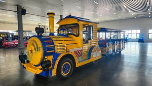 Train électrique sans rail à batterie, attraction de parc d'attractions, véhicule de tourisme classique pour sites touristiques - Product Image 6
