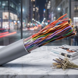 Cable Telefónico Cat3 <span class=keywords><strong>de</strong></span> 0.5 mm <span class=keywords><strong>de</strong></span> Diámetro con Código <span class=keywords><strong>de</strong></span> Color, Multipares para Interiores, 10, 15, <span class=keywords><strong>20</strong></span>, 25, 30, 50, 100, 150, 200, 300 Pares - Product Image 1