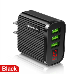 60W 3USB pantalla digital 3.1A <span class=keywords><strong>multi</strong></span> Puerto 3 puertos cargador de teléfono móvil EU US cabeza de carga de viaje al por mayor - Product Image 5
