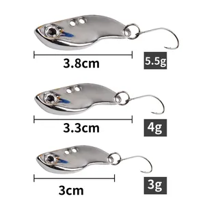Leurre de pêche TGD Best Metal VIB, cuillère vibrante coulante, 3g/4g/5.5g, Isca artificielle, wobbler, appât de pêche pour la basse, le <span class=keywords><strong>brochet</strong></span>, la truite - Product Image 3