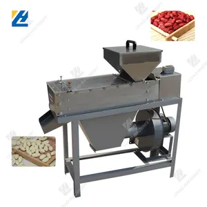 Stainless steel roasted peanut red skin removing peeling machine